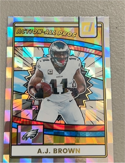 2025 Panini Donruss #AAP-ABR A.J. Brown Action-All Pros — front