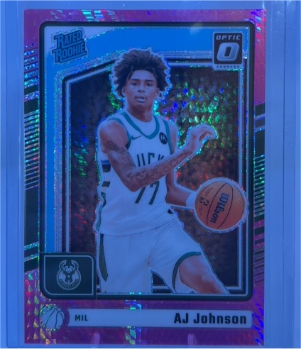 2024-25 Panini Donruss Optic #277 AJ Johnson — front