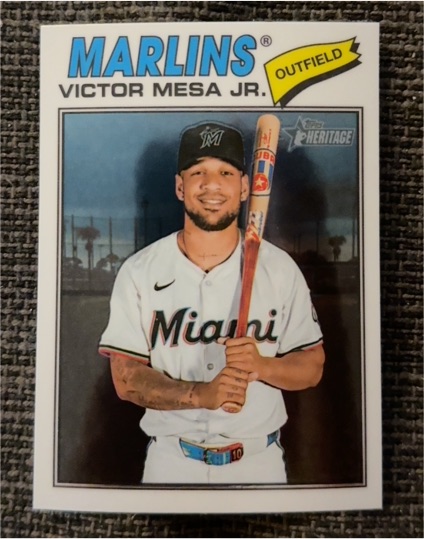 2026 Topps Heritage #257 Victor Mesa Jr. — front