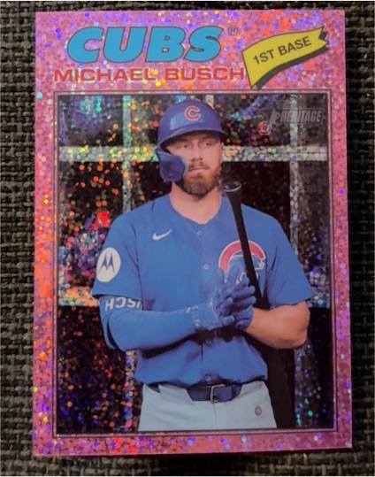 2026 Topps Heritage #305 Michael Busch — front