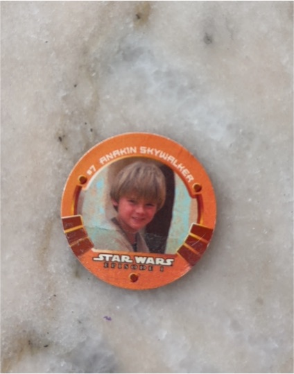 1999 Star Wars Episode 1 #7 Anakin Skywalker Medallion — front
