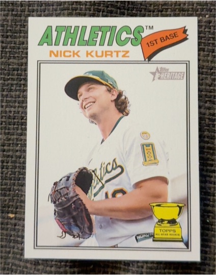 2026 Topps Heritage #275 Nick Kurtz — front