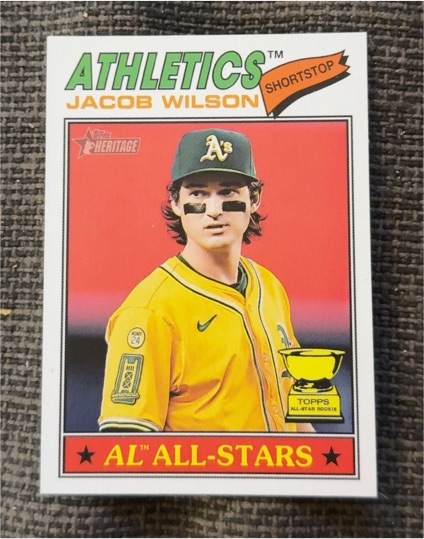 2026 Topps Heritage #17 Jacob Wilson — front