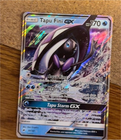 2017 Pokémon SM Burning Shadows #39 Tapu Fini GX — front