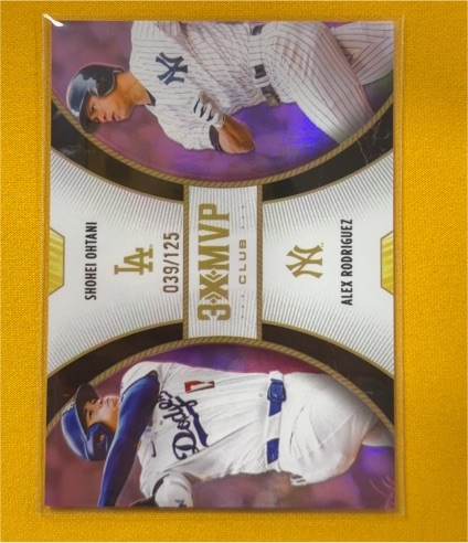 2025 Topps Welcome to the Club 3X MVP #D3 Shohei Ohtani Alex Rodriguez — front