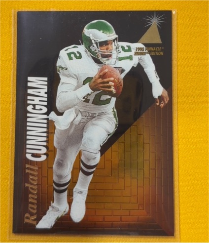 1995 Pinnacle Zenith #Z27 Randall Cunningham — front