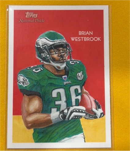 2009 Topps National Chicle #C128 Brian Westbrook — front