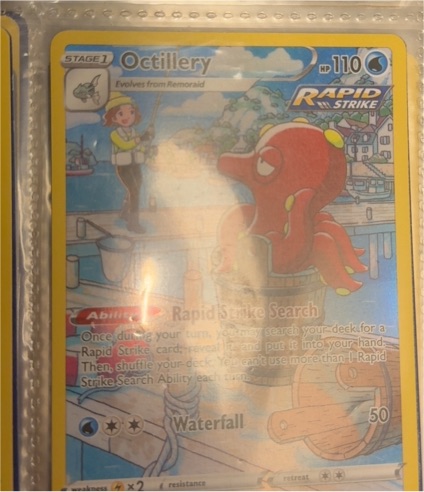 2022 Pokémon TCG Brilliant Stars #TG03 Octillery — front