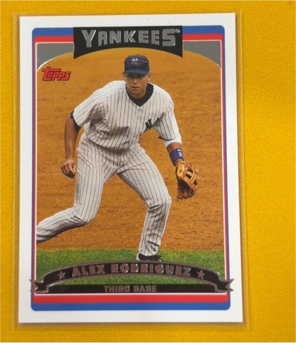 2006 Topps #1 Alex Rodriguez — front