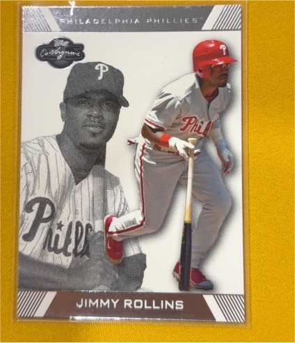 2007 Topps Co-Signers #42 Jimmy Rollins — front