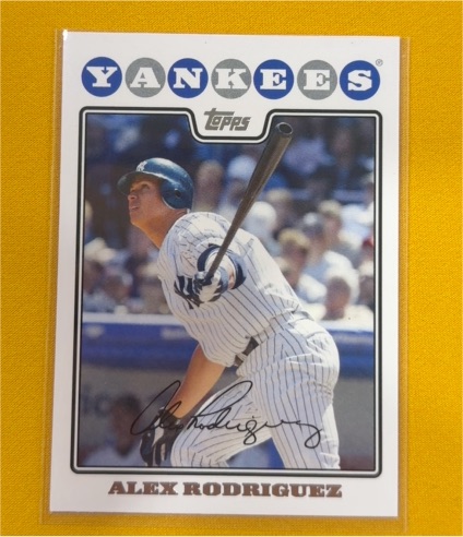 2008 Topps #NYY1 Alex Rodriguez — front