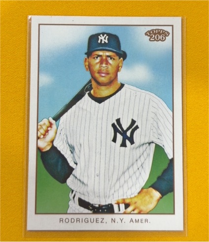 2009 Topps 206 #90 Alex Rodriguez — front