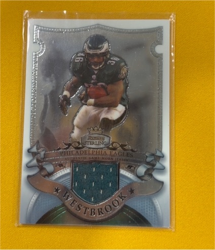 2007 Bowman Sterling Brian Westbrook Game Used Jersey — front