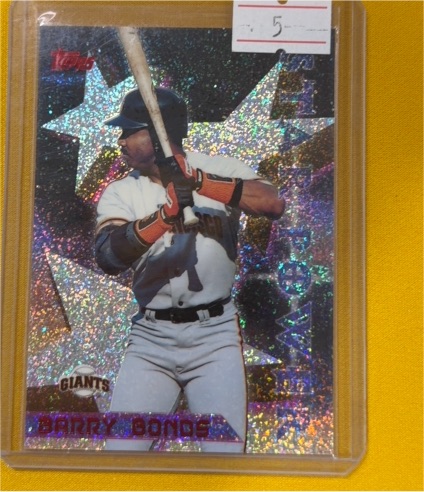 1996 Topps #10 Barry Bonds Star Power — front