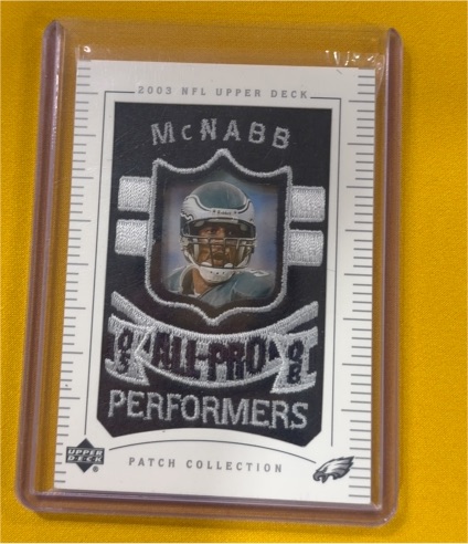 2003 Upper Deck Patch Collection #153 Donovan McNabb — front
