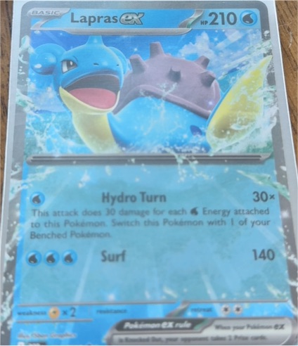2026 Pokémon TCG Perfect Order #022 Lapras ex — front