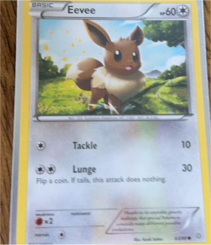 2015 Pokémon XY Ancient Origins #63 Eevee — front