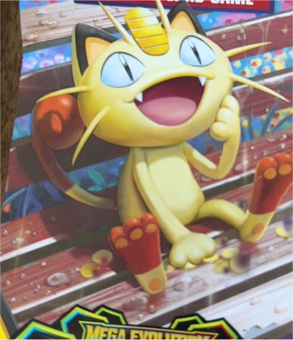 2019 Pokemon Mega Get Card Meowth — front