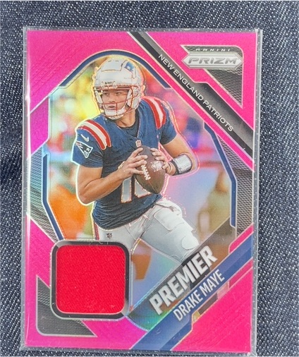 2025 Panini Prizm Premier Jerseys #PJY-DME Drake Maye — front