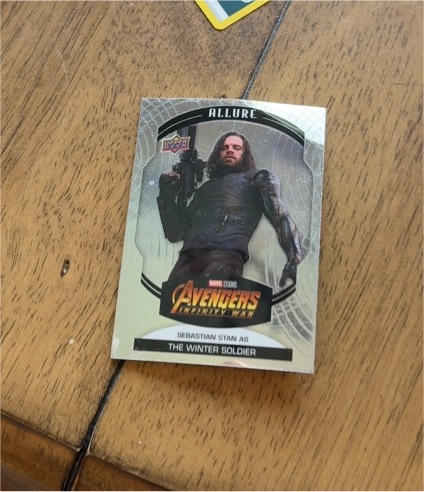 2022 Upper Deck Marvel Allure #79 Sebastian Stan as The Winter Soldier — front