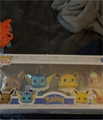 Funko Pop! Pokémon Eevee Vaporeon Jolteon Flareon 4-Pack — front