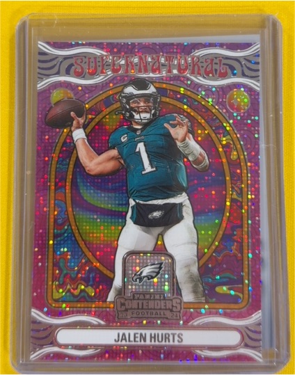 2024 Panini Contenders #4 Jalen Hurts Supernatural — front