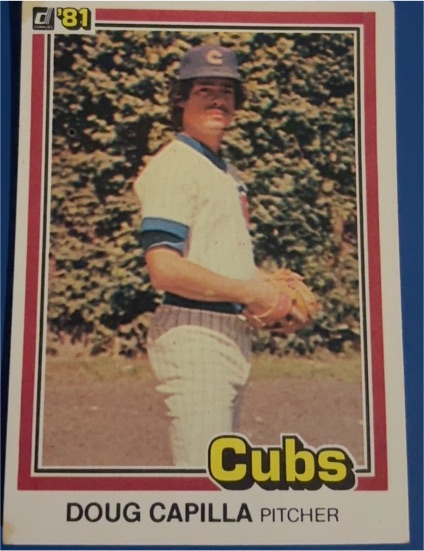 1981 Donruss #587 Doug Capilla Chicago Cubs — front