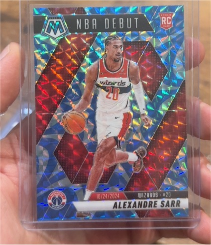 2024-25 Panini Mosaic #254 Alexandre Sarr NBA Debut — front