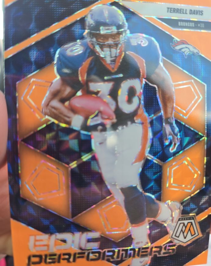 2025 Panini Mosaic Epic Performers #17 Terrell Davis — front