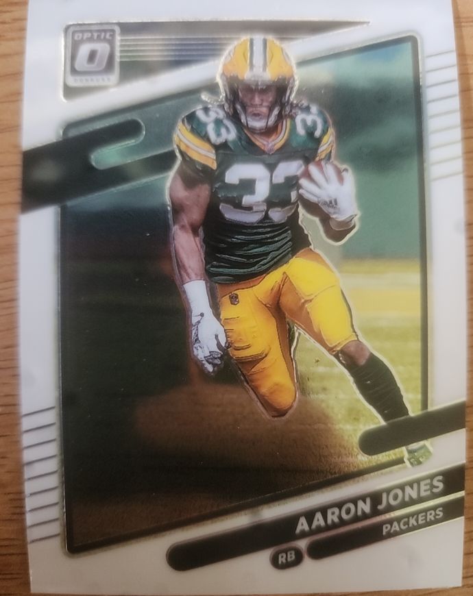 2021 Panini Donruss Optic #91 Aaron Jones — front
