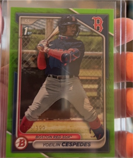 2024 Bowman Prospects #BP-139 Yoeilin Cespedes — front