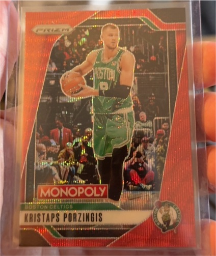 2024-25 Panini Prizm Monopoly #18 Kristaps Porzingis — front