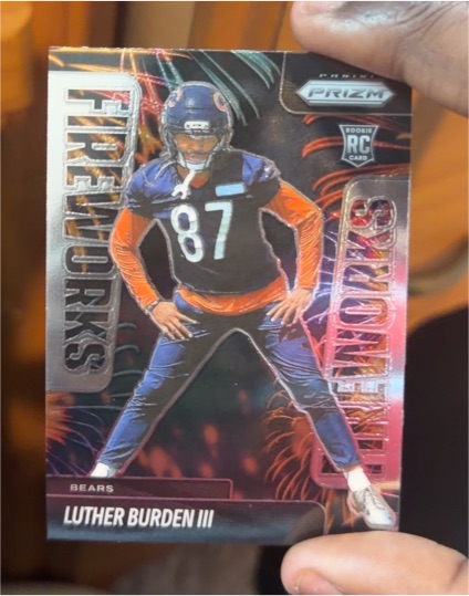 2025 Panini Prizm Fireworks #20 Luther Burden III — front
