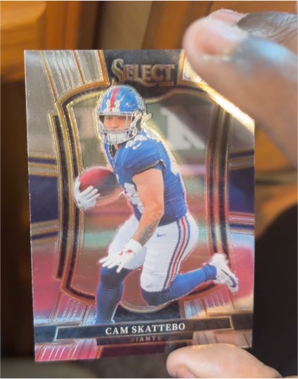 2025 Panini Select Premier Level #195 Cam Skattebo — front