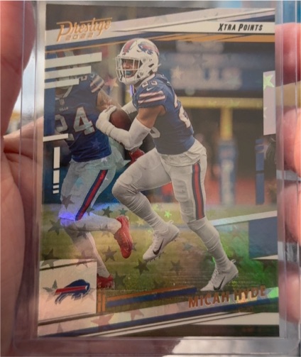 2022 Panini Prestige #36 Micah Hyde Xtra Points Astral — front