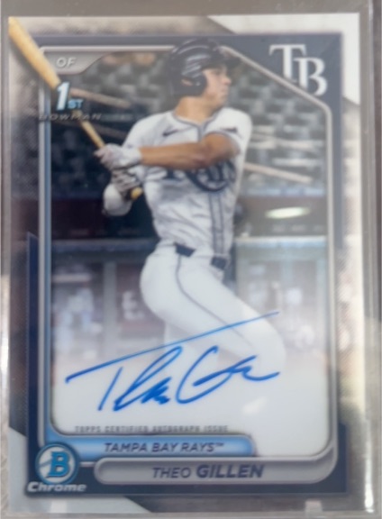 2024 Bowman Draft Chrome #CPA-TG Theo Gillen — front