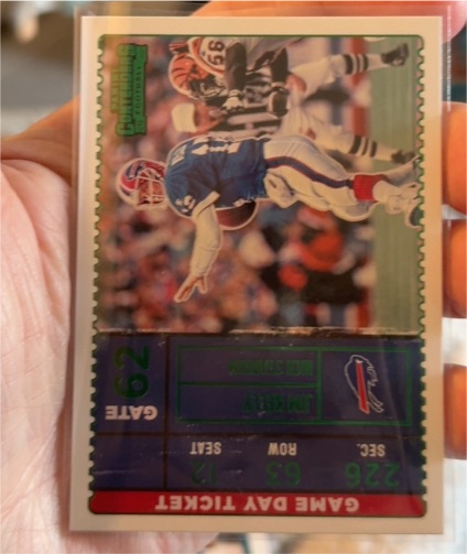 2022 Panini Contenders Game Day Ticket #GDT-JKE Jim Kelly — front