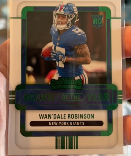 2022 Panini Contenders Rookie of the Year #ROY-WDR Wan'Dale Robinson — front