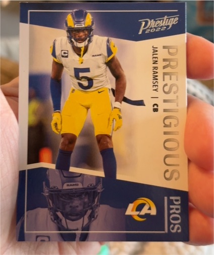 2022 Panini Prestige #PP-13 Jalen Ramsey Prestigious Pros — front