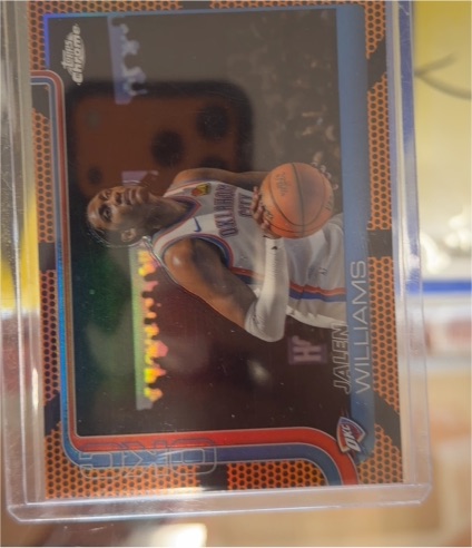 2025-26 Topps Chrome #187 Jalen Williams — front