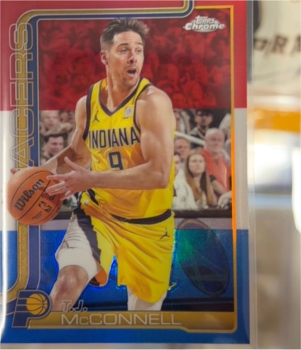 2025-26 Topps Chrome #11 T.J. McConnell — front