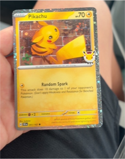 2026 Pokémon Day #051 Pikachu — front