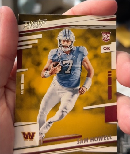 2022 Panini Prestige #305 Sam Howell — front