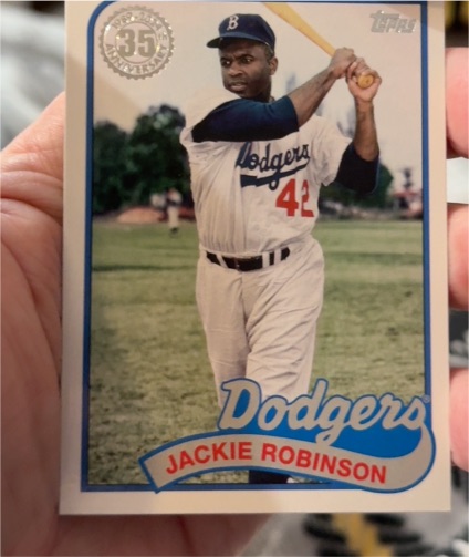 2024 Topps Series 1 1989 35th Anniversary #89B-54 Jackie Robinson — front