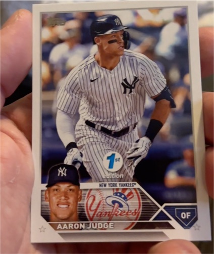 2023 Topps Series 1 #62 Aaron Judge — front