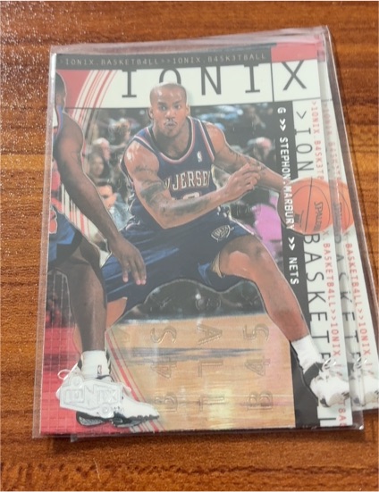 1999-00 Upper Deck Ionix #33 Stephon Marbury — front