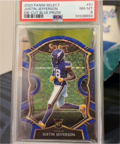 2020 Panini Select #61 Justin Jefferson — front