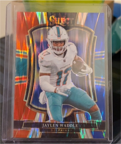 2025 Panini Select #182 Jaylen Waddle — front