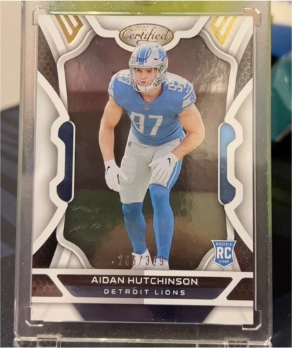 2022 Panini Certified #120 Aidan Hutchinson — front