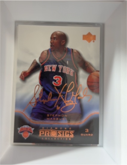 2004-05 Upper Deck Pro Sigs Diamond Collection #60 Stephon Marbury — front